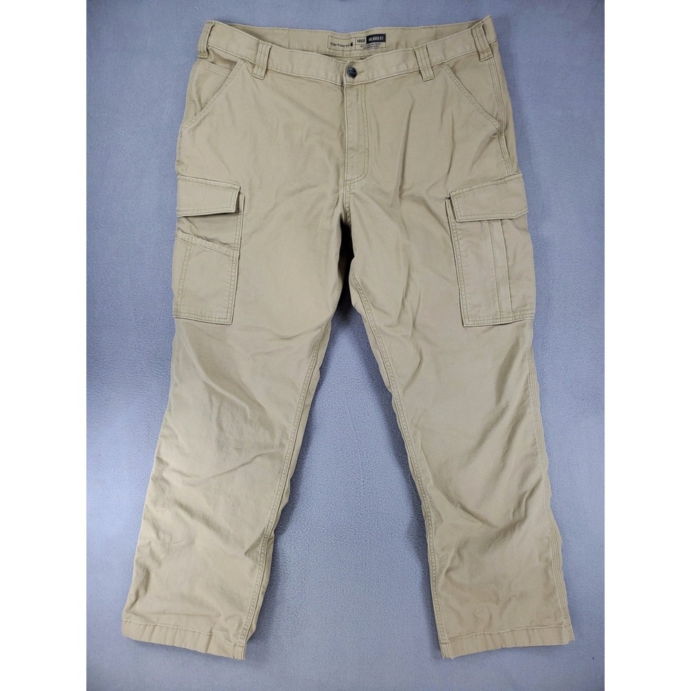 Carhartt Cargo Pants Men 40x32 Canvas Work Pant Relaxed Fit Rugged Flex BN3574-M